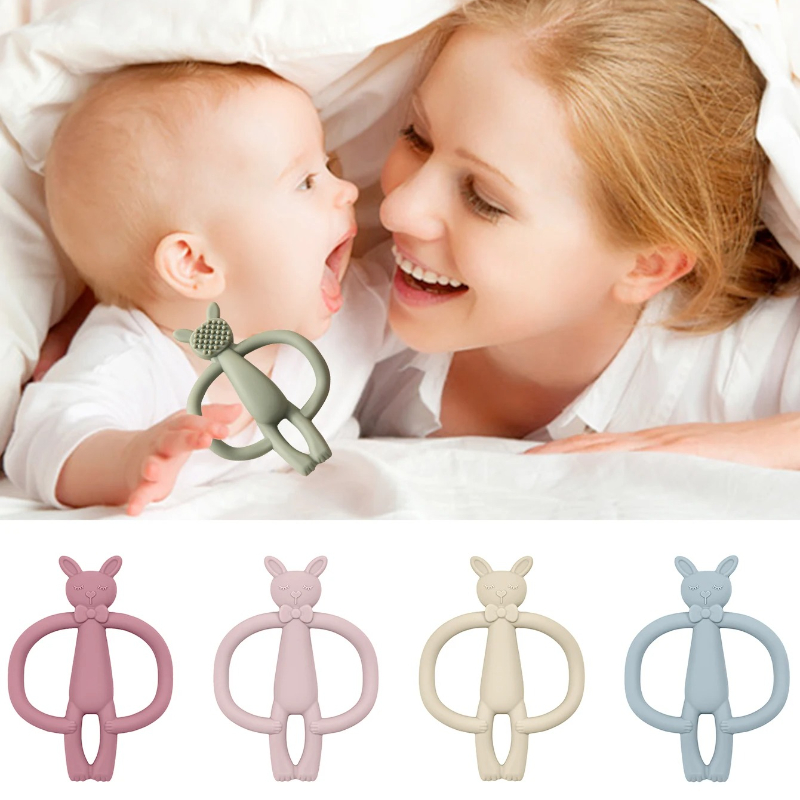 Baby Products Rabbit - Warna Anak-anak 1 Buah Mainan Teether