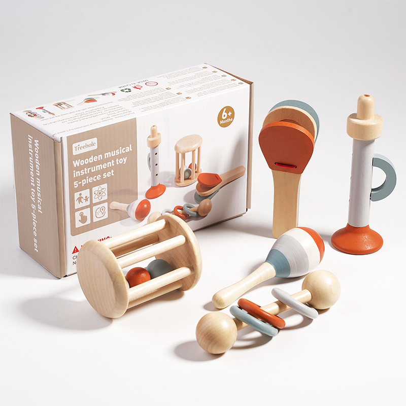 Baby Rattle Toy Set - 5 Buah Alat Musik Bayi Mainan