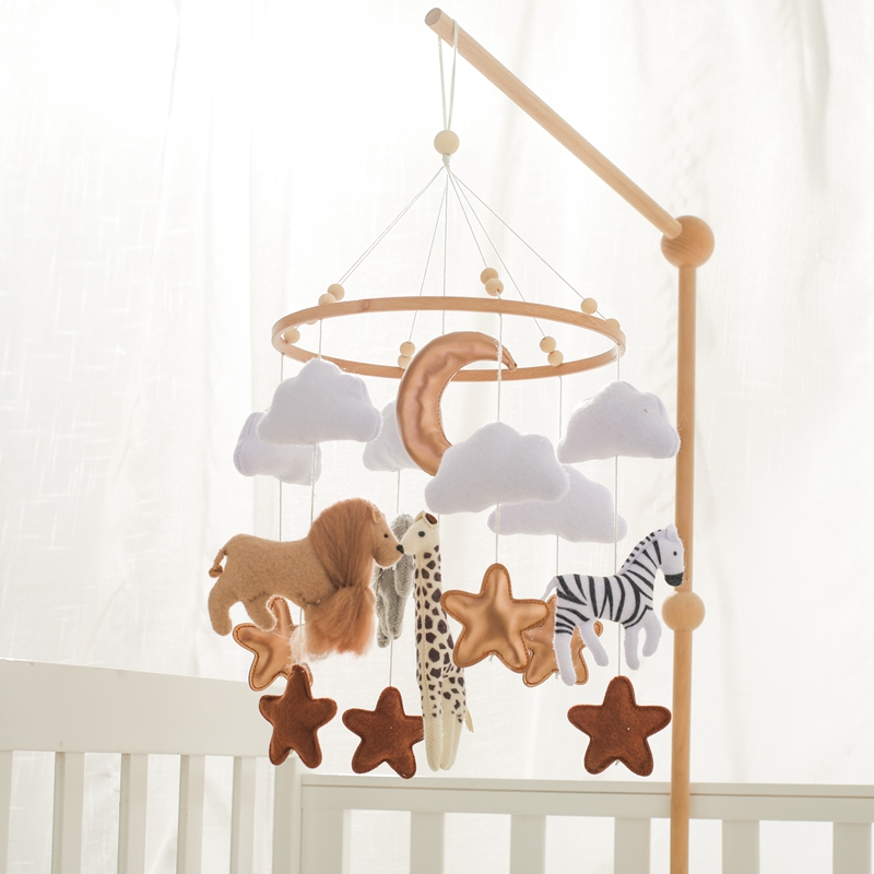 Baby Rattle Toy Set - Mainan Gantung Tempat Tidur Bayi, Lonceng