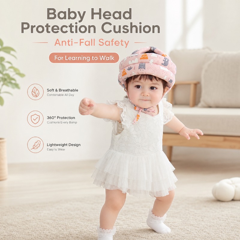 Infant Head Protector - Helm Anti Jatuh untuk Balita, Pelindung