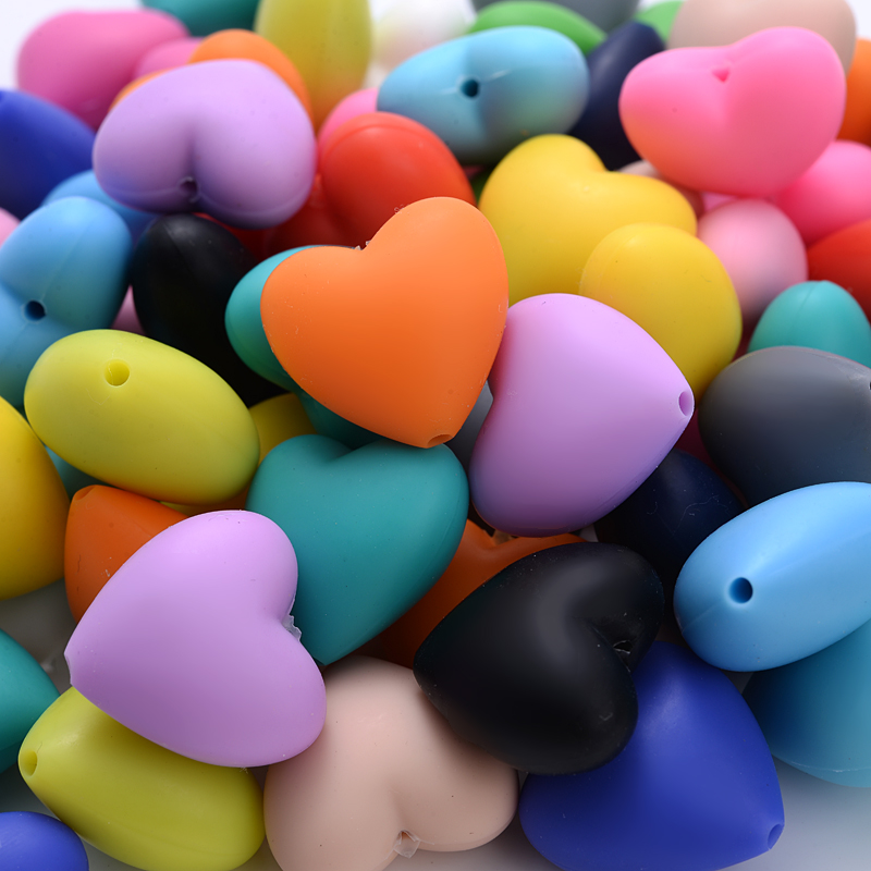 Baby Products Eco Friendly - 20 Buah 18X20Mm Persik Hati Manik-manik