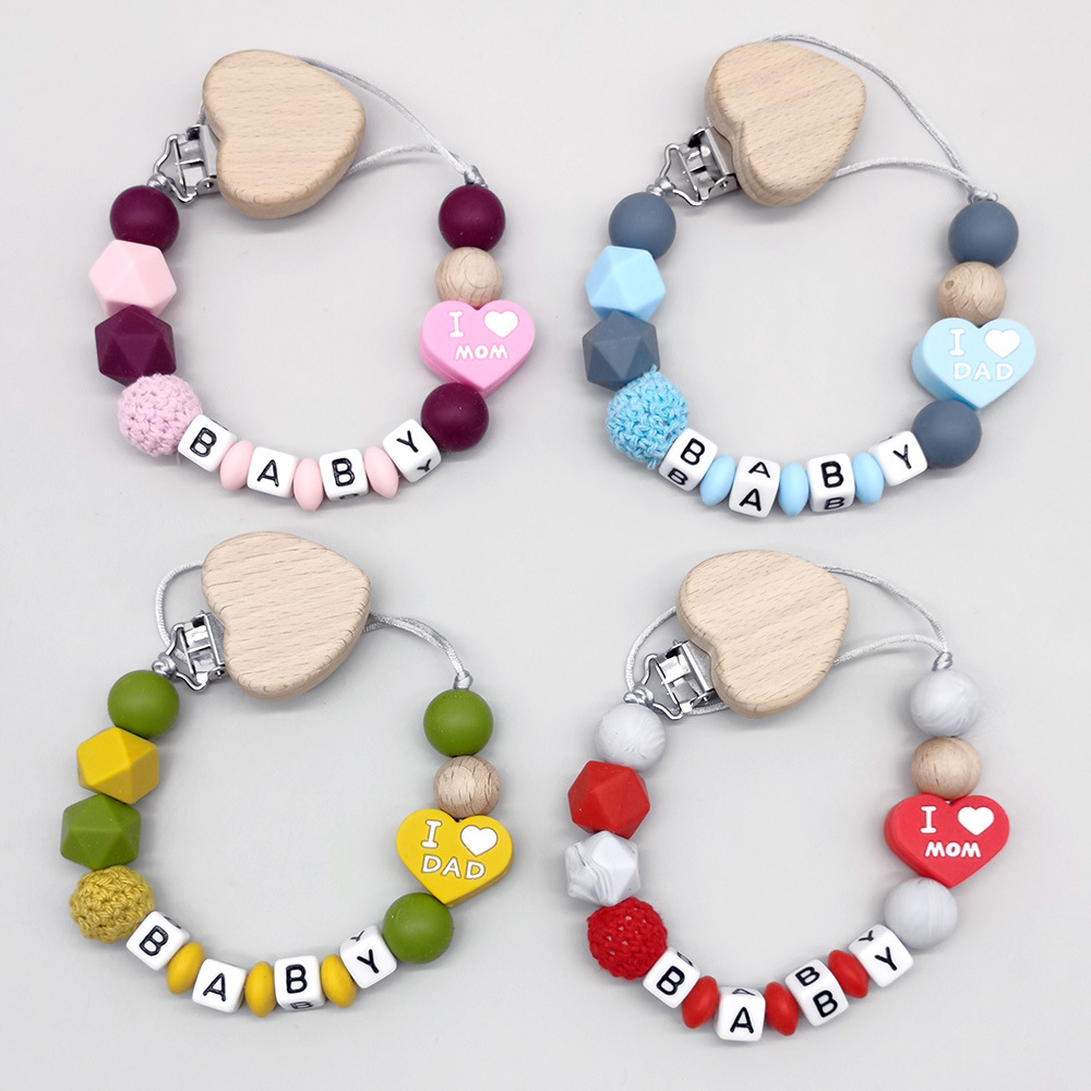 Baby Pacifier Clip - Penjepit Empeng Bayi dengan Nama yang