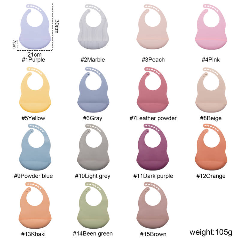 0-3 Tahun Bib Bayi BPA Gratis  - Silicone Baby Bibs ulasan dan harga