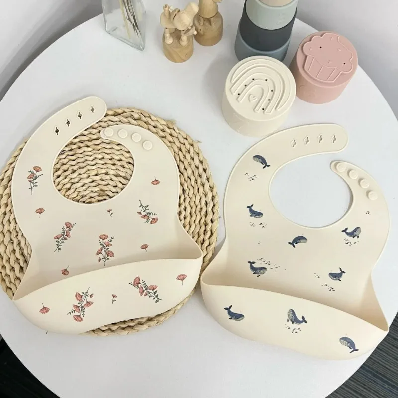 Setelan Bib Makan Lucu, Bib Ma - Silicone Baby Bibs ulasan dan harga