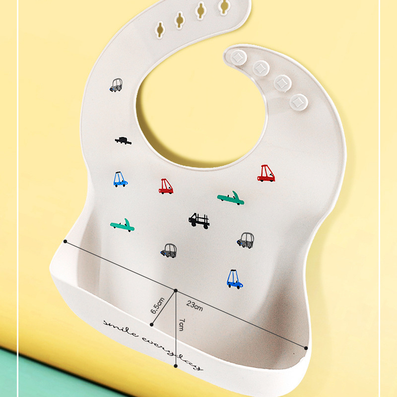 Celemek bayi silikon 4 kecepat - Silicone Baby Bibs ulasan dan harga