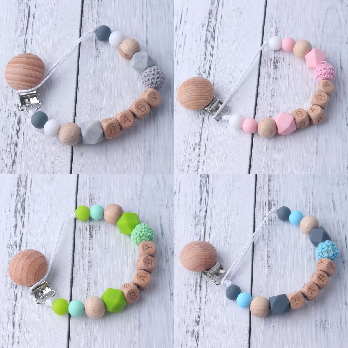 Klip Dot Bayi dengan Manik-man - Baby Pacifier Clip ulasan dan harga