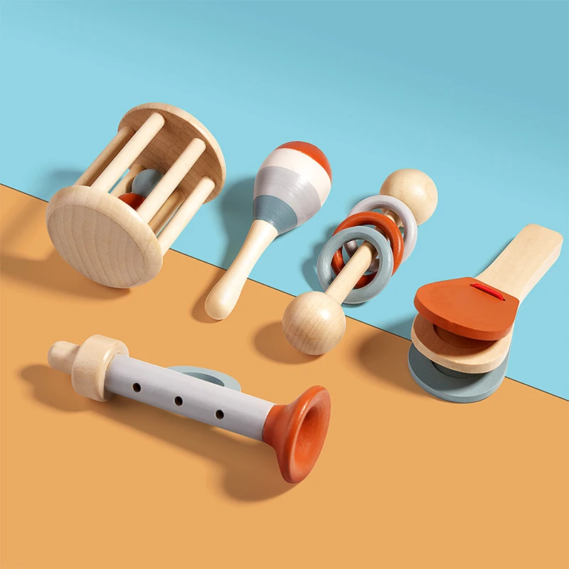 5 Buah Alat Musik Bayi Mainan  - Baby Rattle Toy Set ulasan dan harga