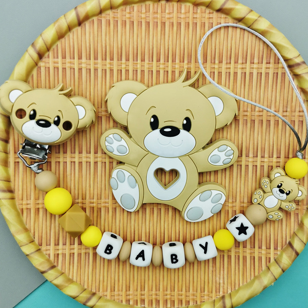 Kustom Inggris Rusia Silikon N - Baby Pacifier Clip ulasan dan harga