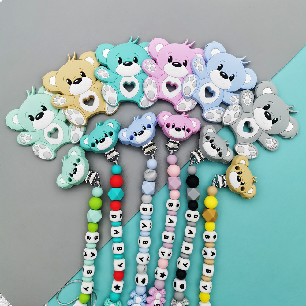 Kustom Inggris Rusia Silikon N - Baby Pacifier Clip ulasan dan harga