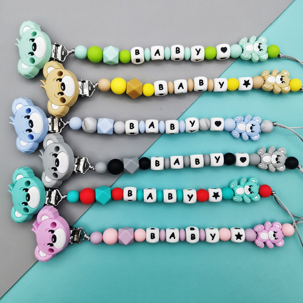 Kustom Inggris Rusia Silikon N - Baby Pacifier Clip ulasan dan harga