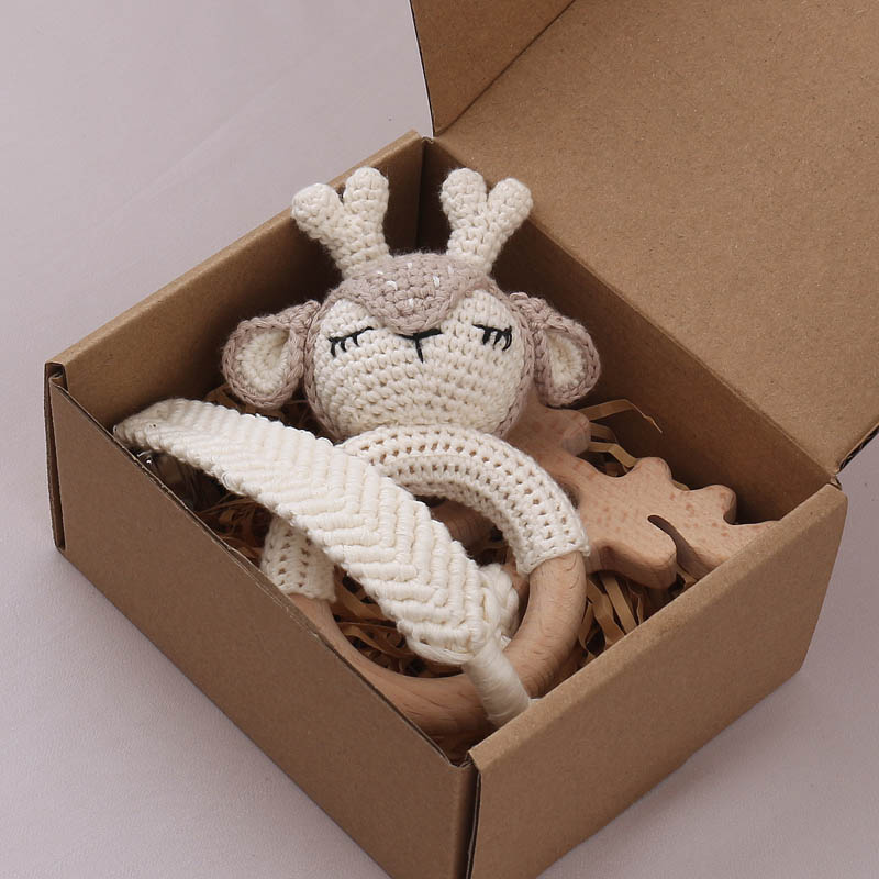 Mainan Gigitan Bayi Rajutan Be - Baby Rattle Toy Set ulasan dan harga