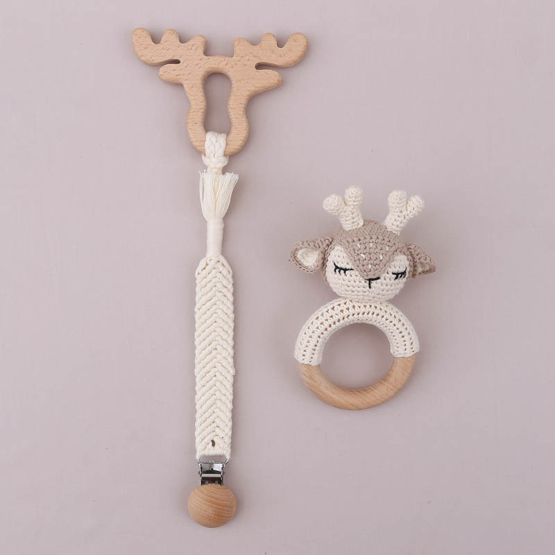 Mainan Gigitan Bayi Rajutan Be - Baby Rattle Toy Set ulasan dan harga