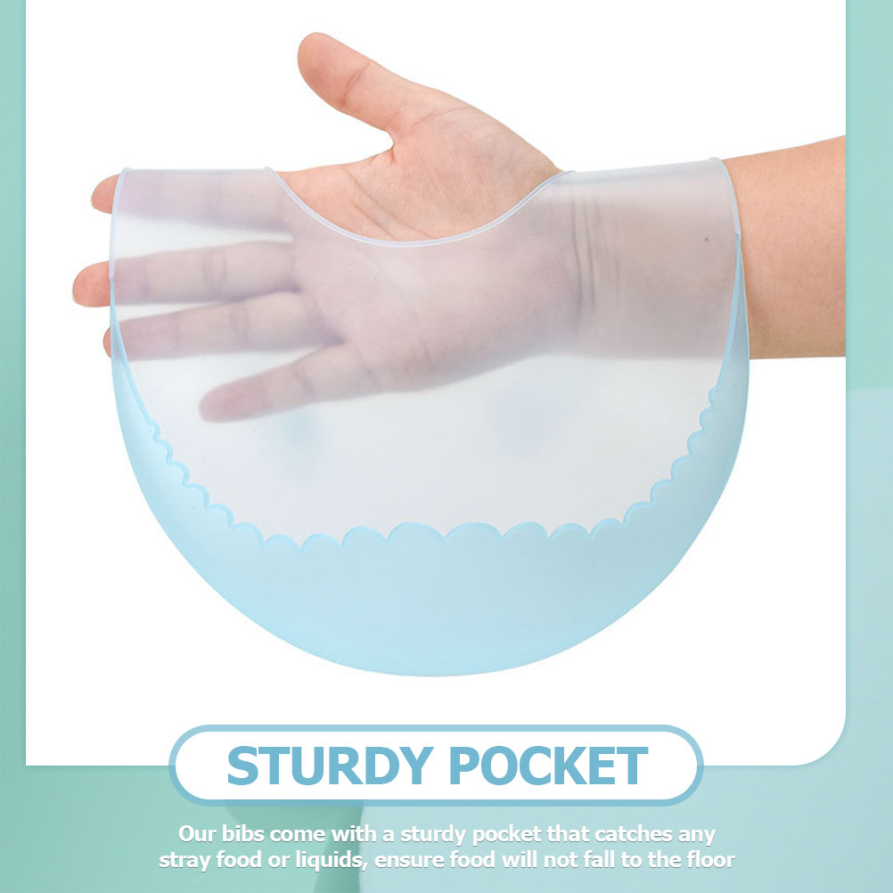 2Pcs Celemek Silikon untuk Bay - Silicone Baby Bibs ulasan dan harga