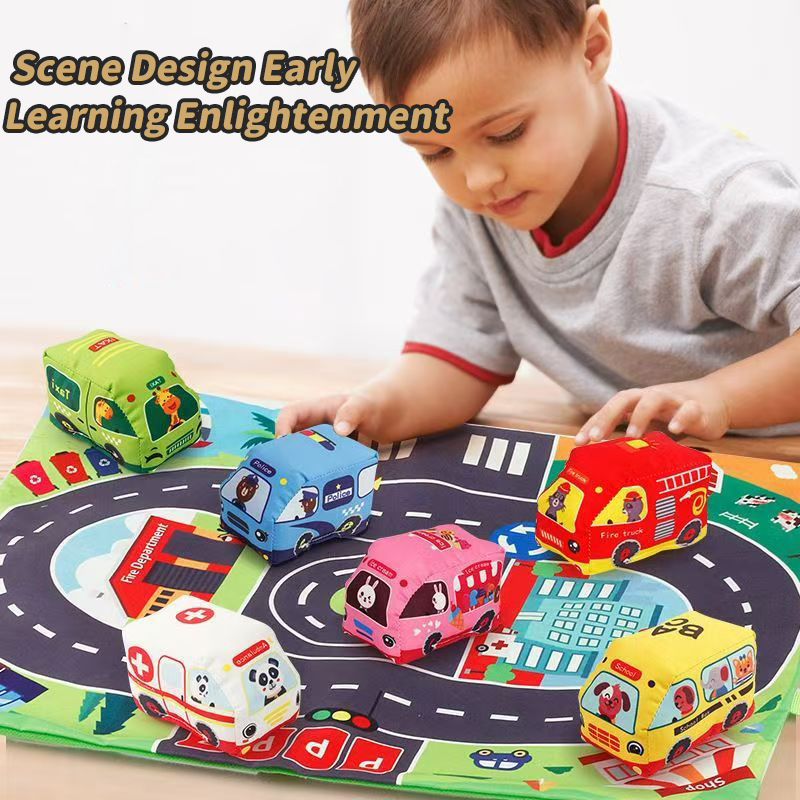 Set Mainan Mobil Lembut untuk  - Baby Rattle Toy Set ulasan dan harga
