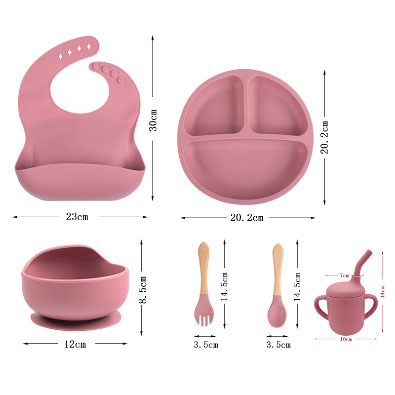 Set peralatan makan silikon an - Silicone Baby Bibs ulasan dan harga
