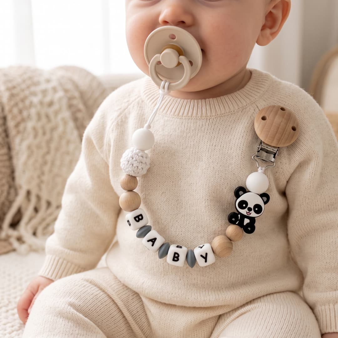 Penjepit Empeng Bayi dengan Na - Baby Pacifier Clip ulasan dan harga