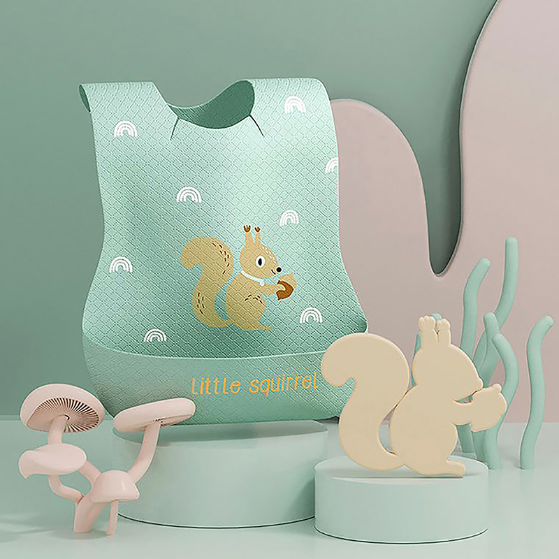 Persediaan makanan tahan air d - Silicone Baby Bibs ulasan dan harga