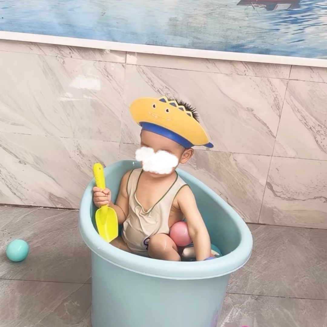 Topi Cuci Rambut Silikon Bayi, - Infant Head Protector ulasan dan harga